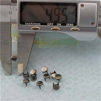 AP0513 Round Flat Iron Studs 5mm 1000pcs/bag