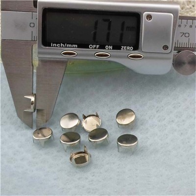 AP0902 Round Flat Studs(iron/brass) 9mm 1000pcs/bag