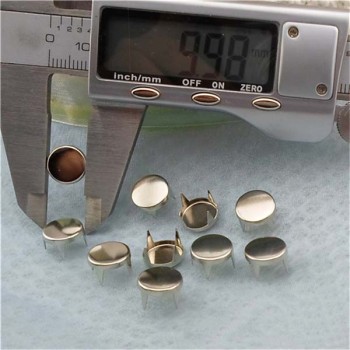 AP1002 Round Flat Studs(iron/brass) 10mm 1000pcs/bag