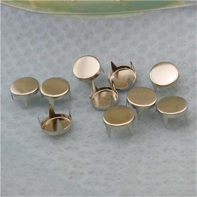 AP1002 Round Flat Studs(iron/brass) 10mm 1000pcs/bag