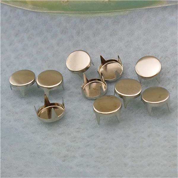 AP1002 Round Flat Studs(iron/brass) 10mm 1000pcs/bag