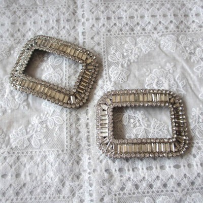 XL103 Large square diamond/Metal pin buckle/A diamond buckle Shoes/bags accessories 55x74mm MOQ 10pcs