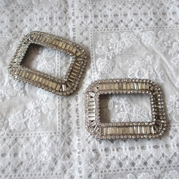 XL103 Large square diamond/Metal pin buckle/A diamond buckle Shoes/bags accessories 55x74mm MOQ 10pcs