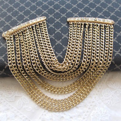 XL108 DIY diamond chain buckles/Clothes decoration/Shoes Accessories/Badges rivets/decorative buckle/Tassel chain 54mm MOQ 10pcs