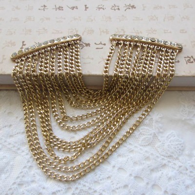 XL108 DIY diamond chain buckles/Clothes decoration/Shoes Accessories/Badges rivets/decorative buckle/Tassel chain 54mm MOQ 10pcs