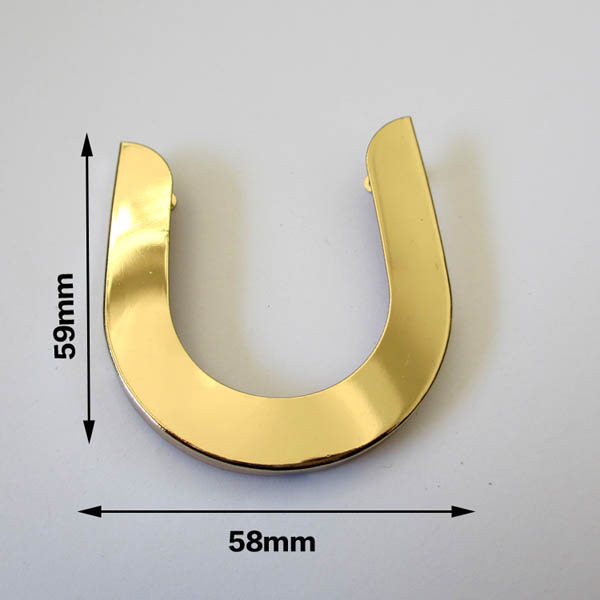 XL114 DIY sandals Accessories/Toe decorative sheet/Adjustable sandals decorated/Metallic iron sheet metal sequins 58x59mm MOQ 10pcs