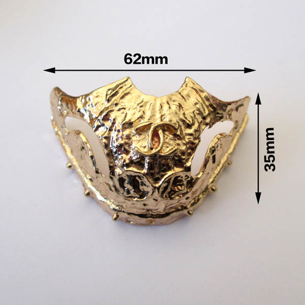 XL115 Retro anti-wolf Toe cap iron/DIY Shoes Accessories/Toe cap decoration/Wrapped with iron nails used directly 35x62mm MOQ 10pcs