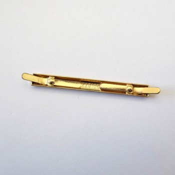 XL126 DIY jewelry accessories elongated strip rivet/Light gold stick/Metal buckles clip 6x59mm MOQ 10pcs