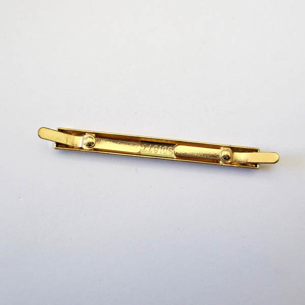 XL126 DIY jewelry accessories elongated strip rivet/Light gold stick/Metal buckles clip 6x59mm MOQ 10pcs