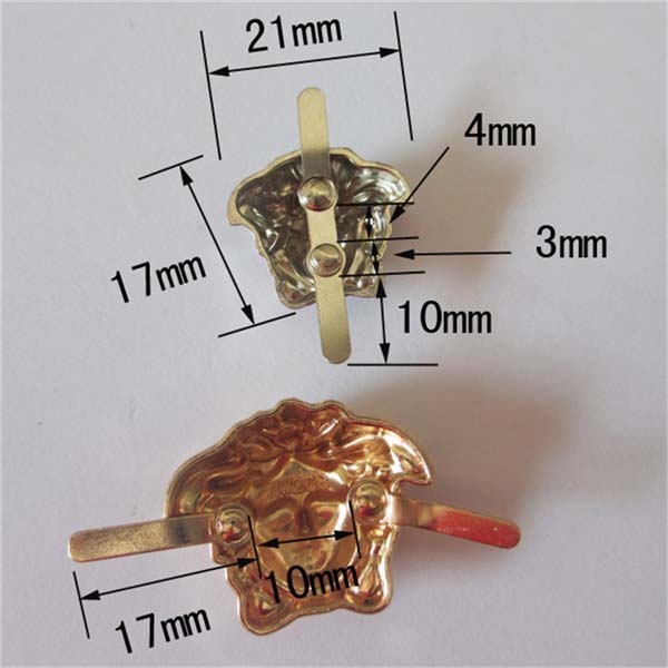 XL2117 Angel alloy studs 21x17mm 100pcs/bag