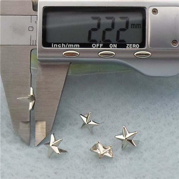 A041Two-Claws Pentagram Two Claws Studs(iron/brass) 10mm 1000pcs/bag