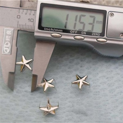 A042 Pentagram Five Claws Studs(iron/brass) 12mm 1000pcs/bag