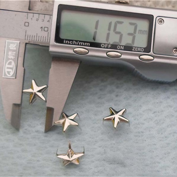 A042 Pentagram Five Claws Studs(iron/brass) 12mm 1000pcs/bag