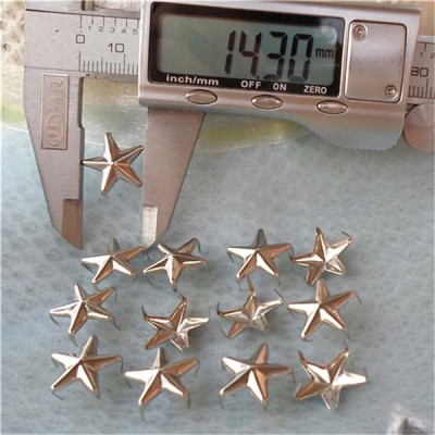 A043 Pentagram Five Claws Studs(iron/brass) 15mm 1000pcs/bag