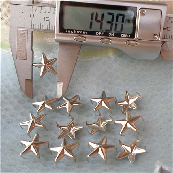 A043 Pentagram Five Claws Studs(iron/brass) 15mm 1000pcs/bag