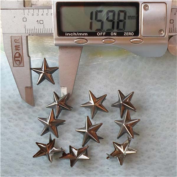 A15903 Pentagram Two Claws Studs(iron/brass) 16mm 1000pcs/bag