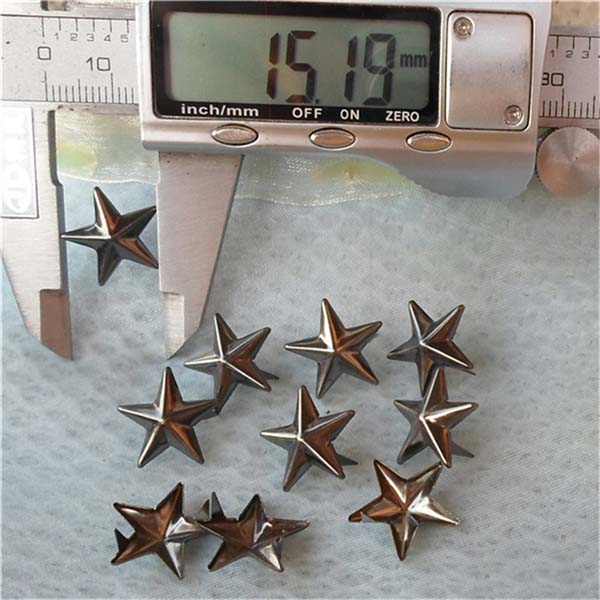 A15903 Pentagram Two Claws Studs(iron/brass) 16mm 1000pcs/bag