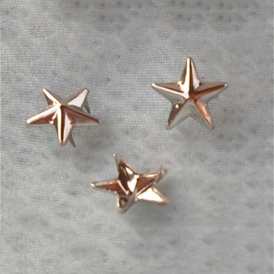 ZZWX-0115 Pentagram Studs For Garments(iron/brass) 11x2mm 1000pcs/bag