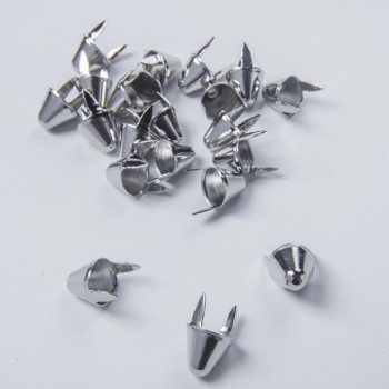A054 UK77 Cone Studs(iron/brass) 12.7x10.8mm 100pcs/bag
