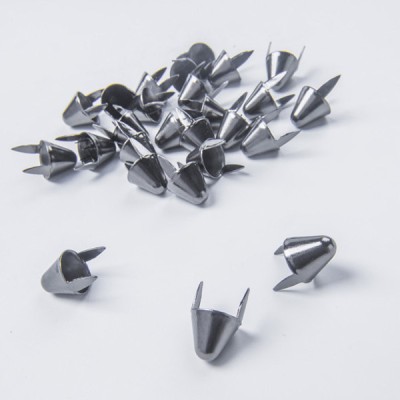A054 UK77 Cone Studs(iron/brass) 12.7x10.8mm 100pcs/bag