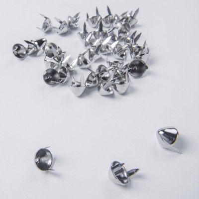 B106-Standard UK77 Cone Iron Studs 12x6.5mm 100pcs/bag