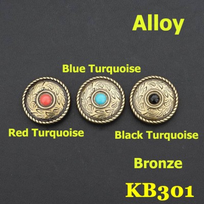 KB301 Conchos Turquoise 25mm 1pc/bag