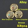 KB304 Wholesale Turquoise Conchos  30mm 1pc/bag