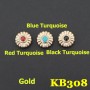 KB308 Custom Bling Conchos 16.5mm 1pc/bag