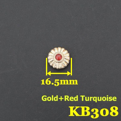 KB308 Custom Bling Conchos 16.5mm 1pc/bag