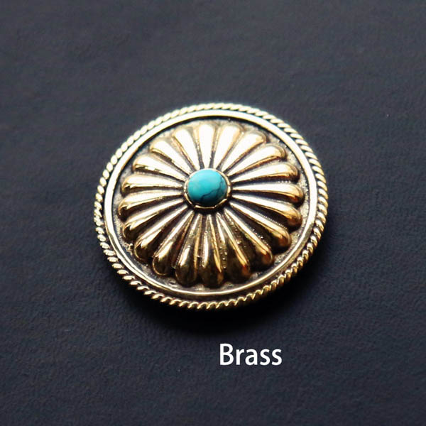 NA043 Turquoise Conchos 30mm