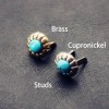 NA052 Turquoise Conchos Studs 9mm